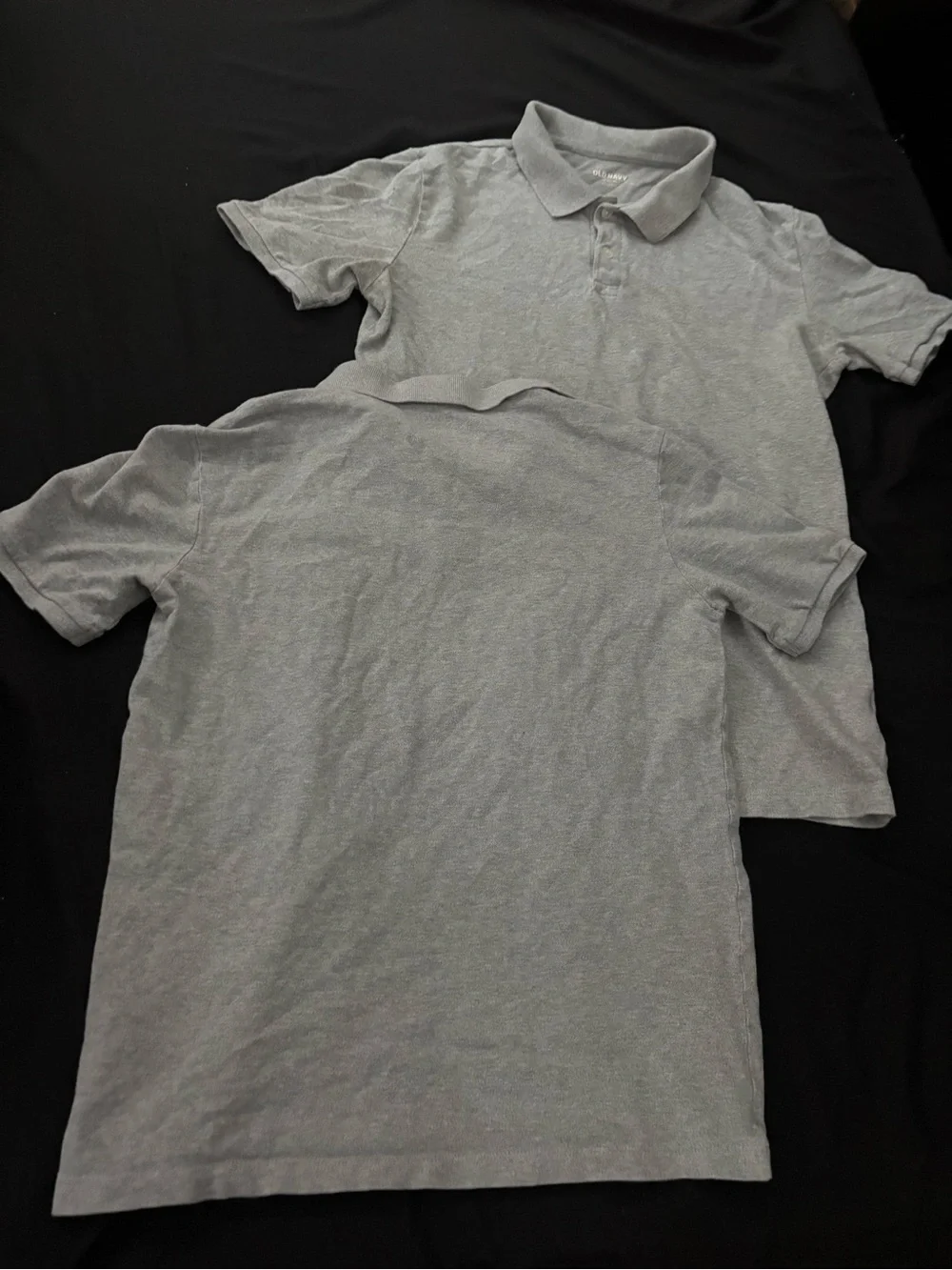 Old Navy Light Gray Kids Polo Shirt